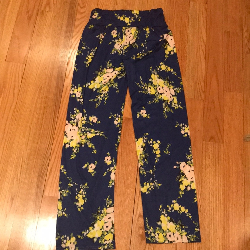 Floral Flared Pants